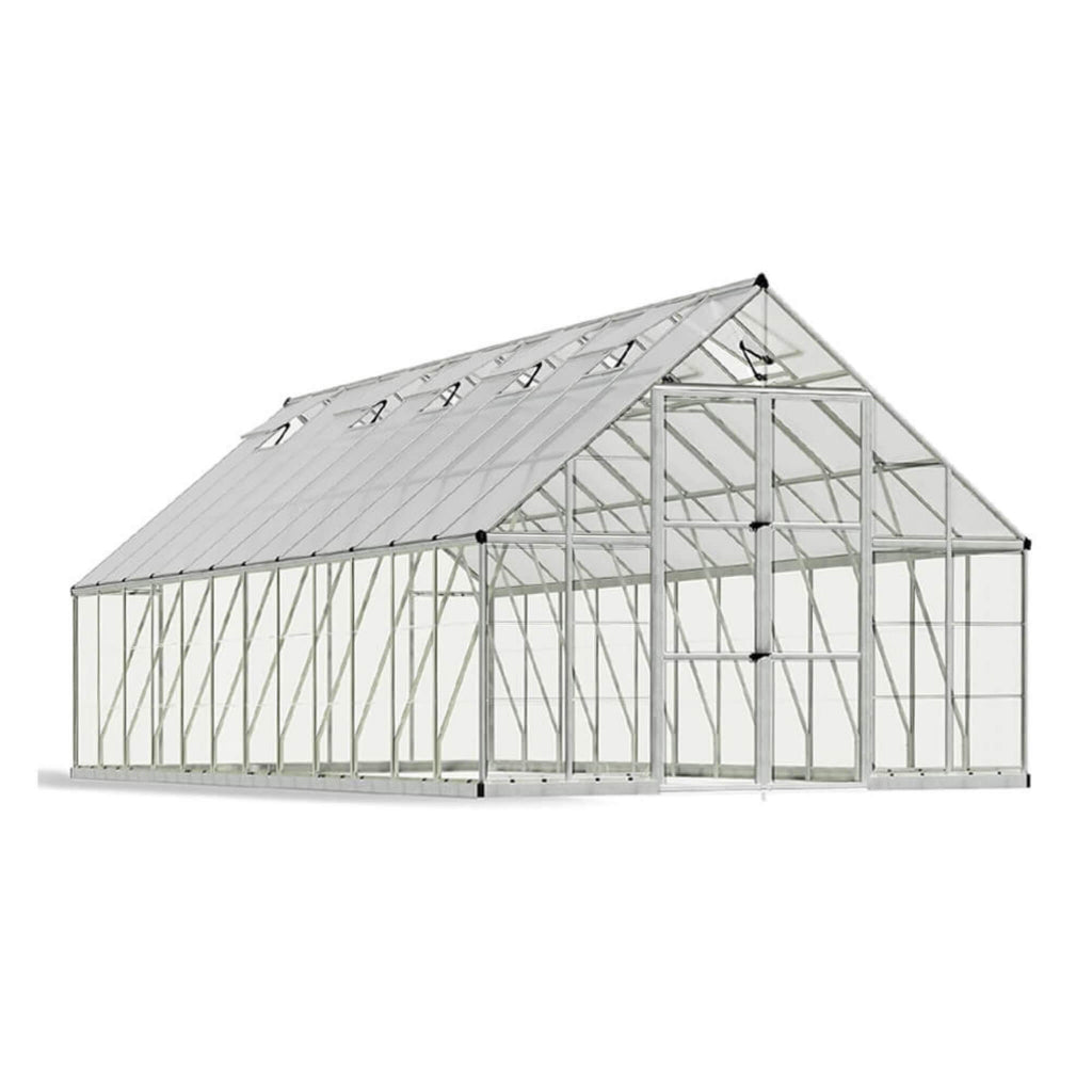 10' x 24' Premium Heavy-Duty Polycarbonate Walk-In Greenhouse (SAK58472)