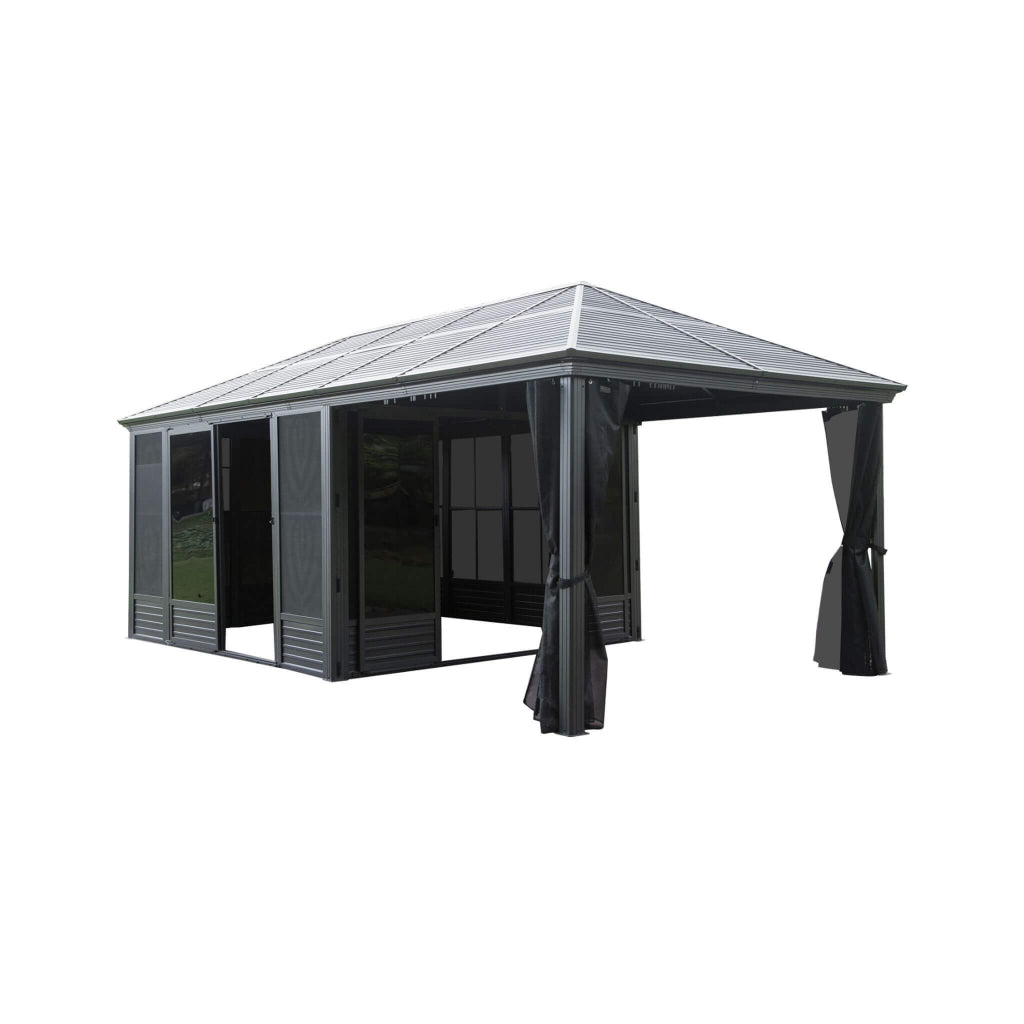 Alora 11' x 21' Outdoor All-Season Solarium Sunroom Gazebo (SAK42018)