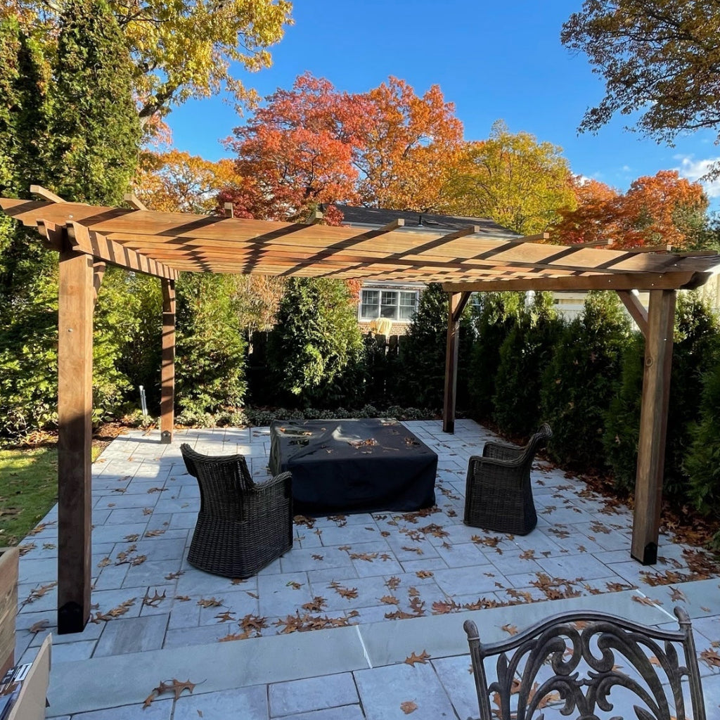 Best Redwood Super Deck Pergola | Custom Redwood Outdoor Pergola System