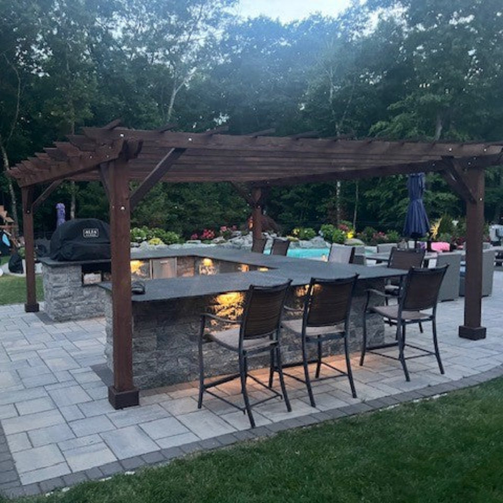 Best Redwood Super Deck Pergola | Custom Redwood Outdoor Pergola System