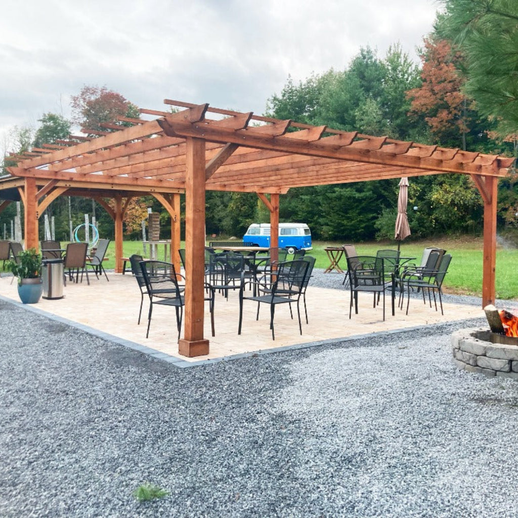Best Redwood Super Deck Pergola | Custom Redwood Outdoor Pergola System