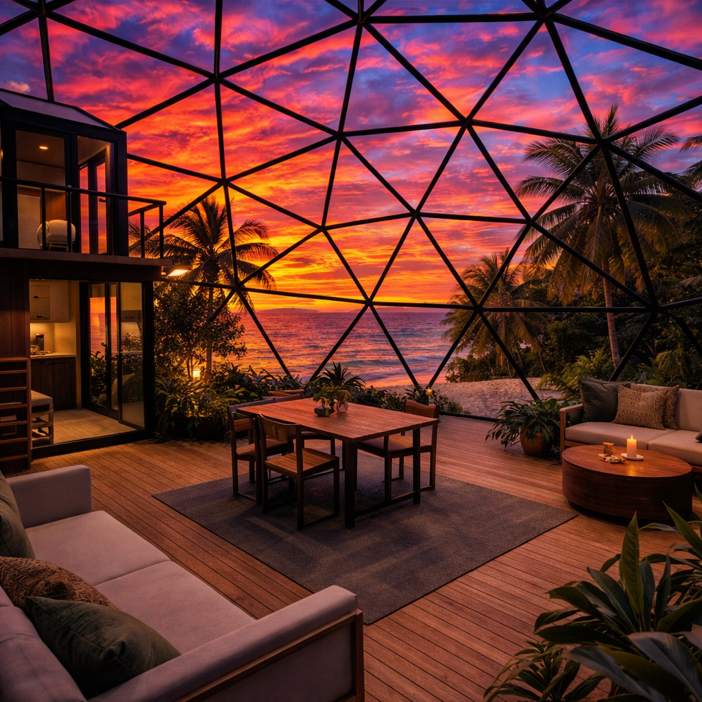 Dome Spaces Home in a Dome Series | Permanent Residential Dome Homes