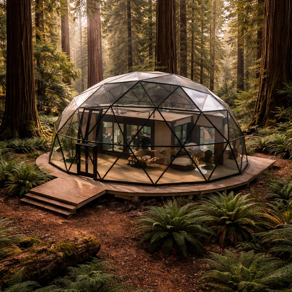 Dome Spaces Home in a Dome Series | Permanent Residential Dome Homes