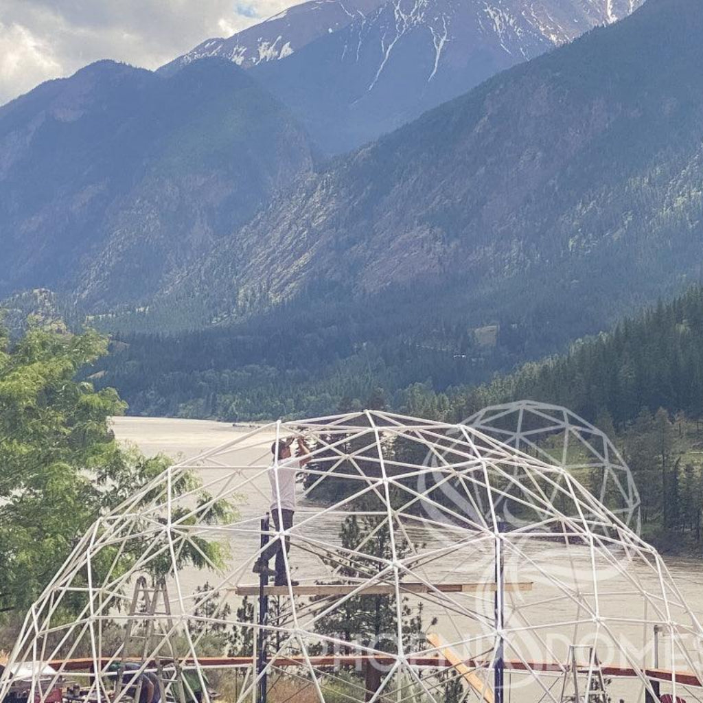 Phoenix Domes 33FT Deluxe 4-Season Glamping & Yoga Dome Package