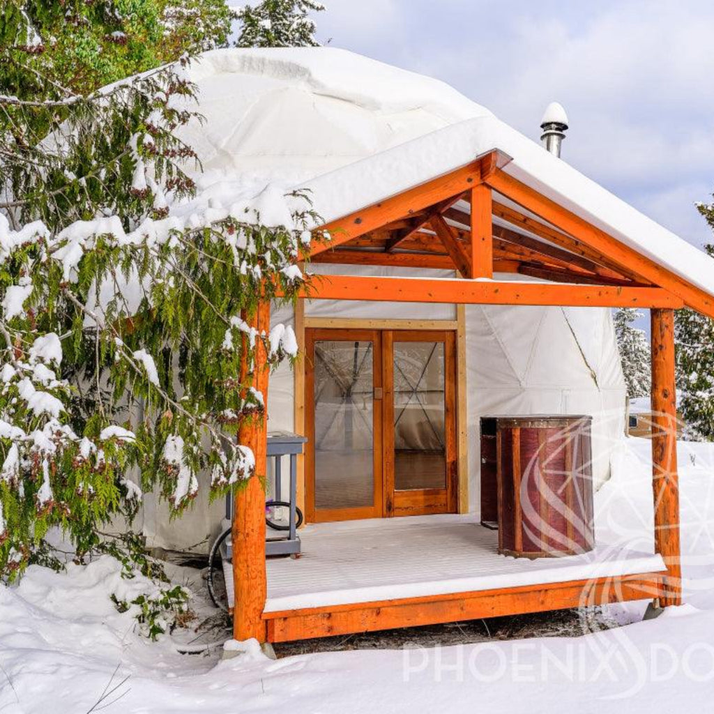 Phoenix Domes 33FT Deluxe 4-Season Glamping & Yoga Dome Package
