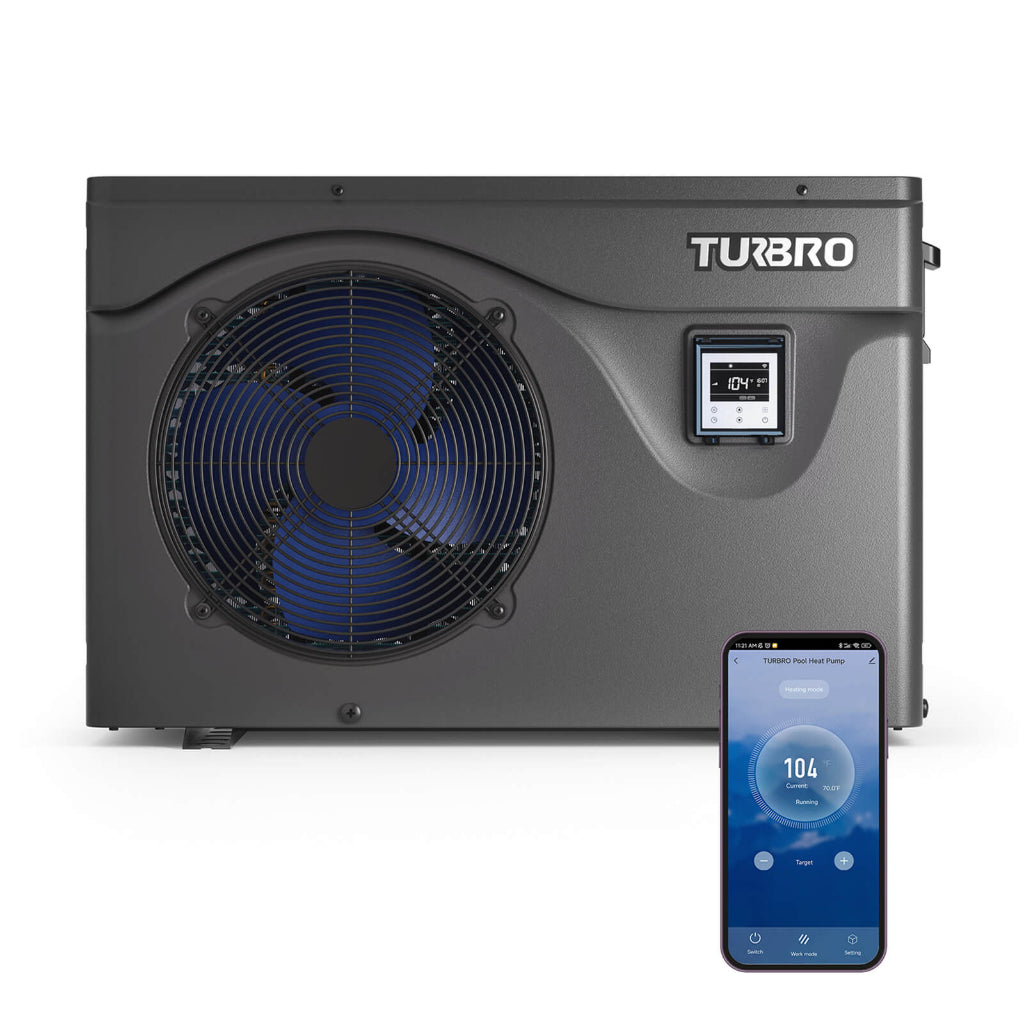 TURBRO Beluga Series Pool Heat Pump | Inverter Pool Heating System