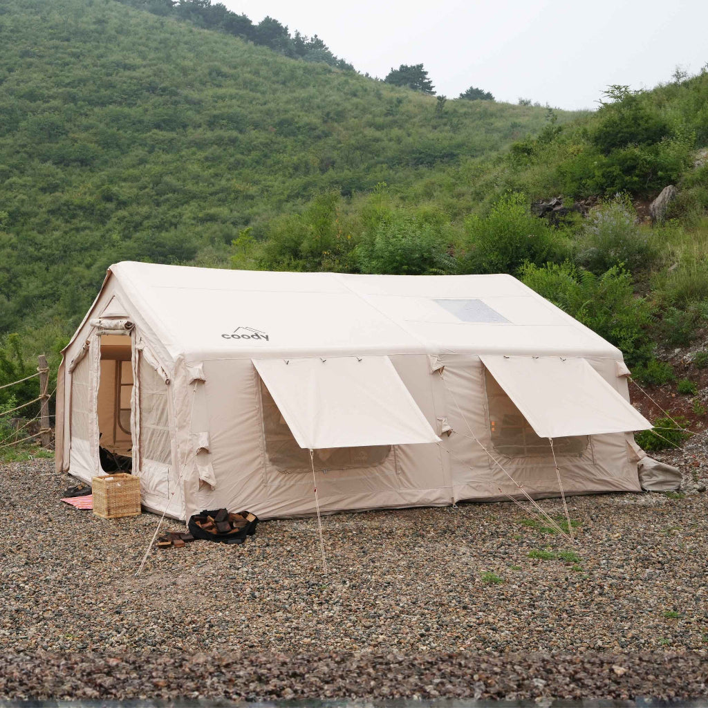 Coody 17.2 Koala-7 Beige Inflatable Air Tent for 2–10 People