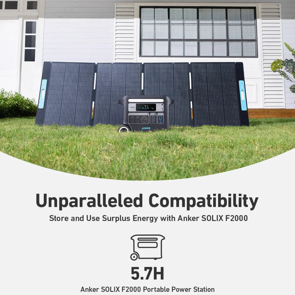 Anker SOLIX F3800 Solar Generator + 400W Portable Solar Panels