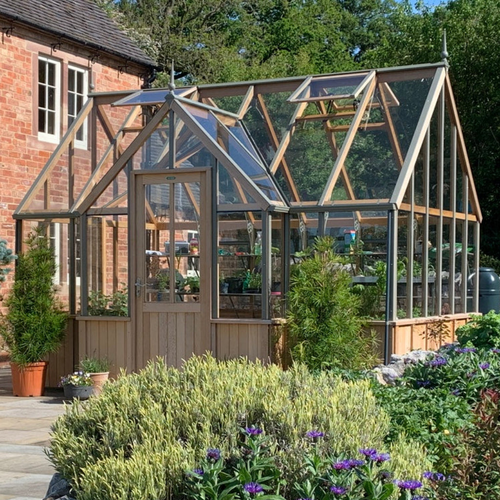 Alton Cambridge | T-Shaped Cedar Greenhouse