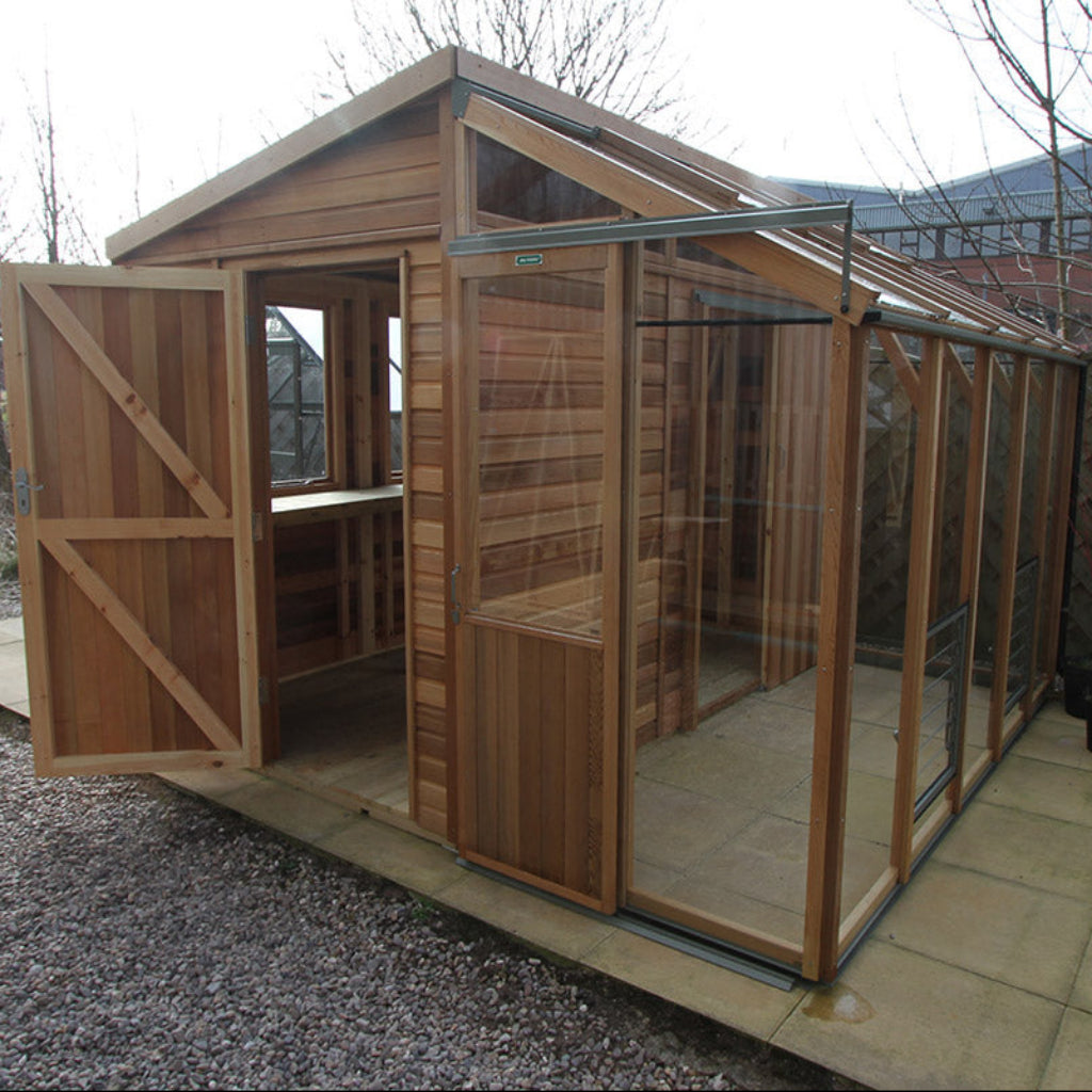 Alton Fusion 10 | Modern Cedar Greenhouse