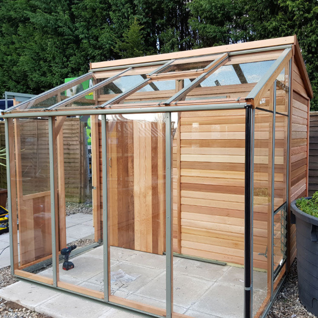 Alton Fusion 10 | Modern Cedar Greenhouse