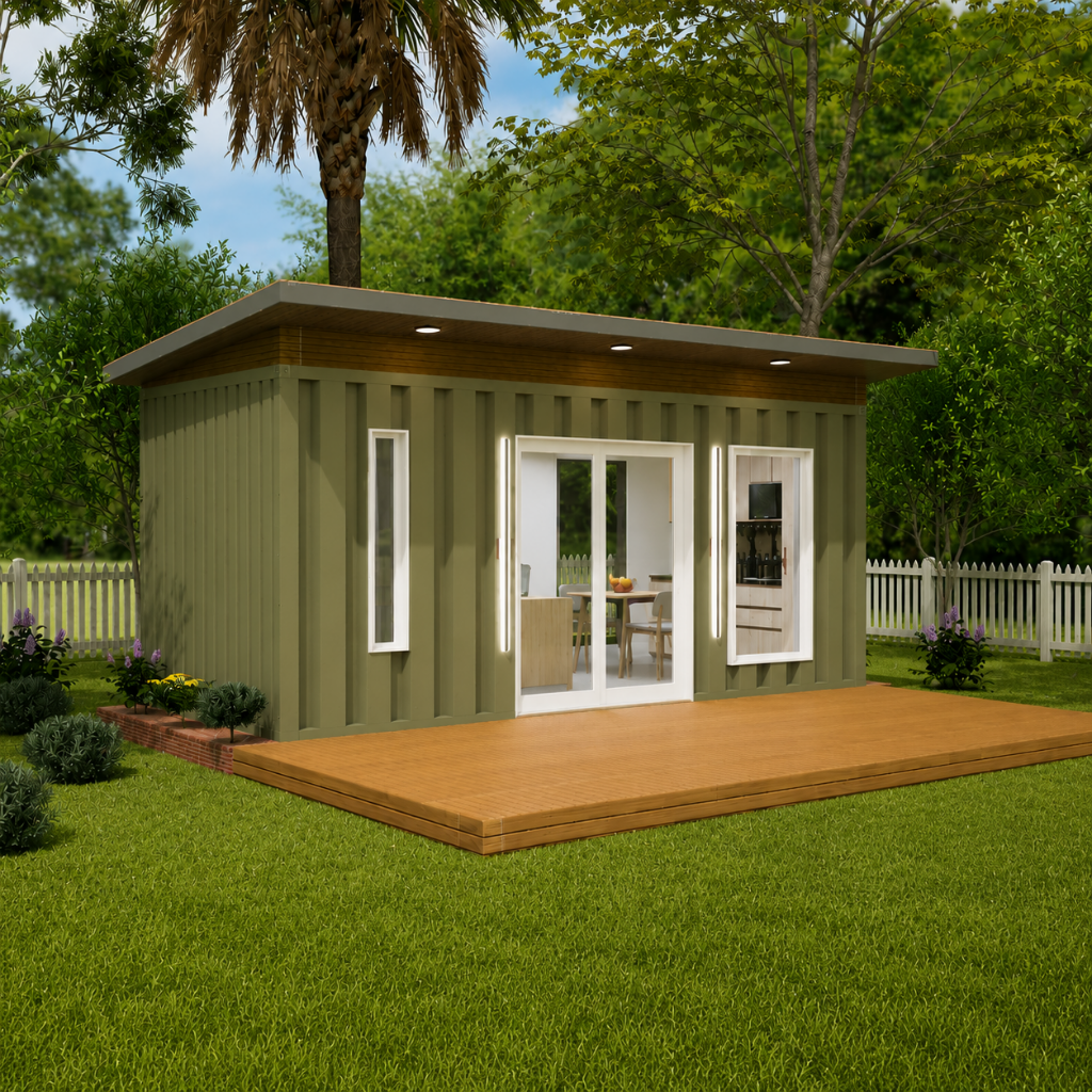ADU-Container Co. ADU-2 | Modern Backyard Studio, Guest Suite & Home Office