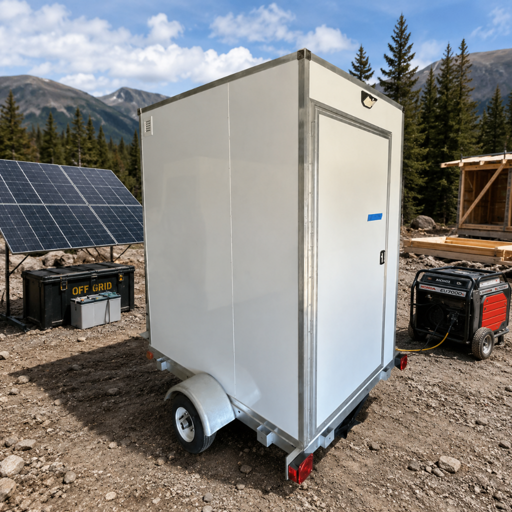 EcoJohn WorkJohn Electric | Luxury Mobile Restroom System