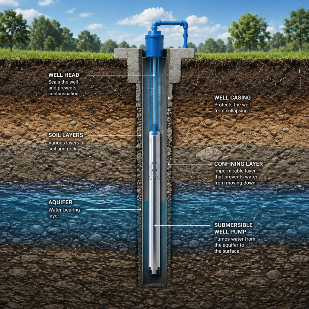 Grundfos 15SQ10-250 Well Pump | 15 GPM | 1 HP 250 Ft
