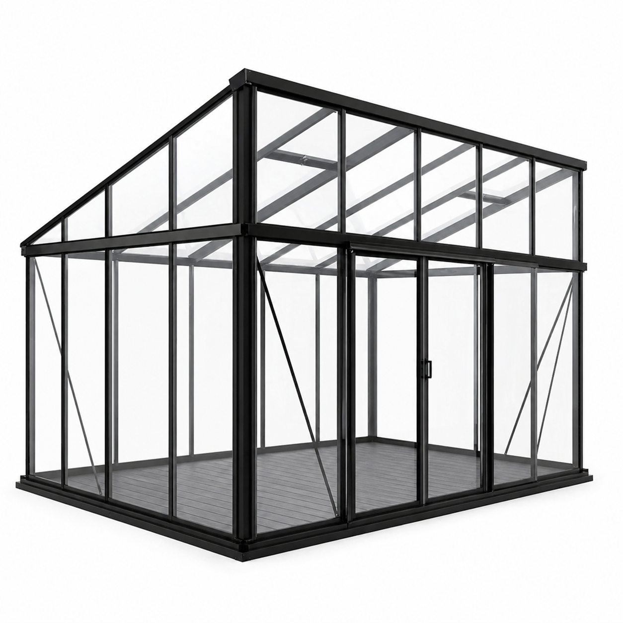 Janssens Modern Series | Contemporary Aluminum Greenhouse