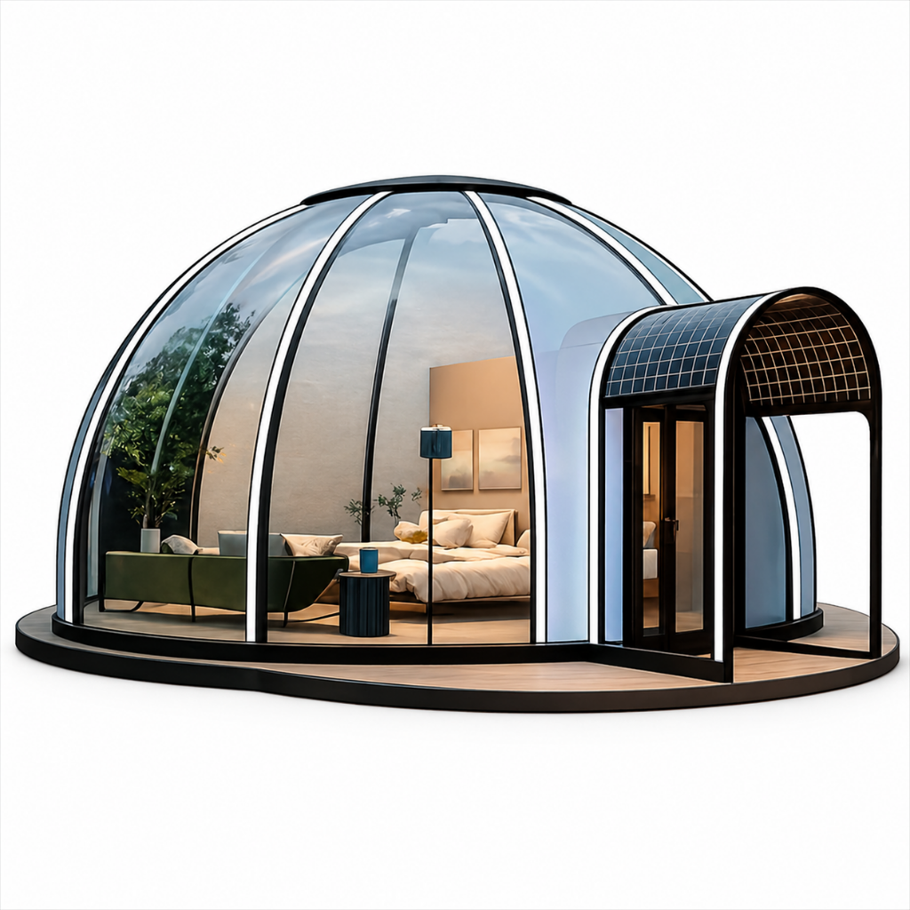Dome Spaces PCD DP Series Domes | Insulated Polycarbonate Glamping Domes