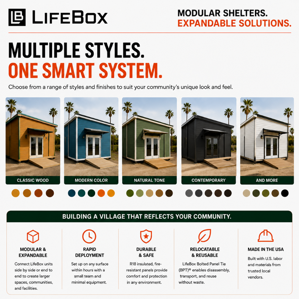 LifeBox Rapid Village System | Scalable Modular Village Infrastructure