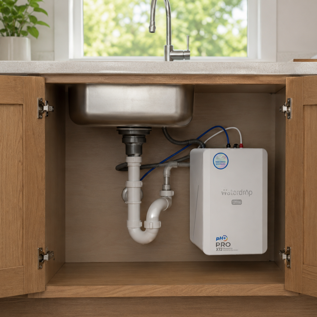 Waterdrop X12-Pro 1200 GPD Tankless Reverse Osmosis Water Filtration System