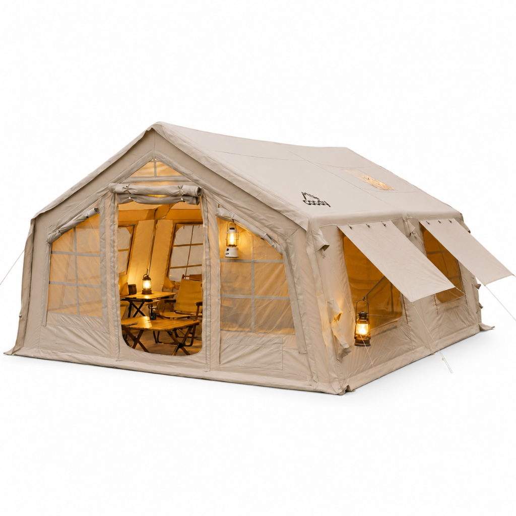 Coody 17.2 Koala-7 Beige Inflatable Air Tent for 2–10 People