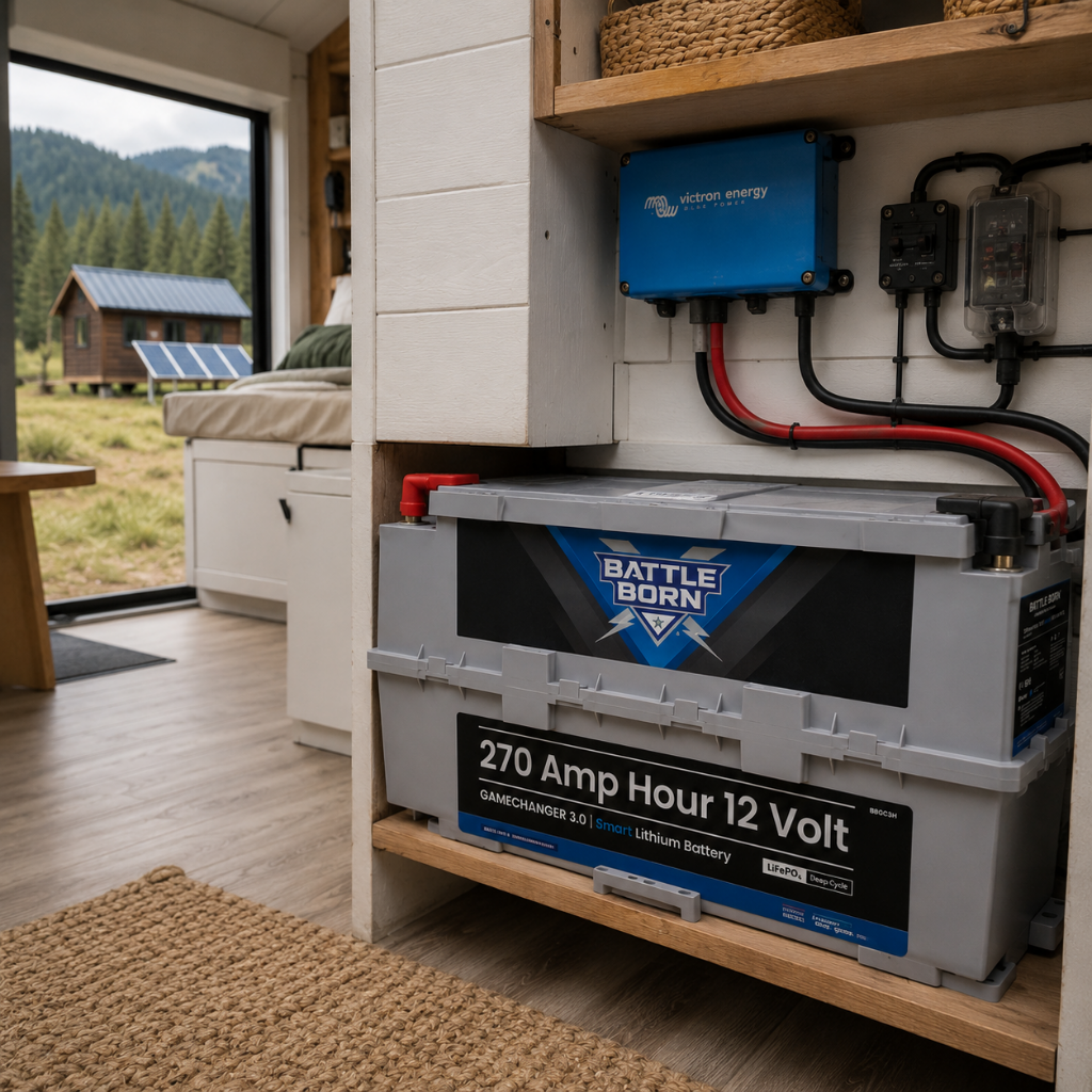 Battle Born 270Ah 12V Smart Heated GC3 LiFePO4 Battery | Bluetooth Lithium Power Storage