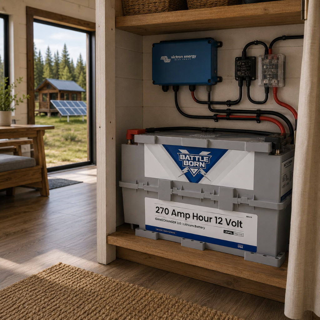 Battle Born 270Ah 12V Heated GC3 LiFePO4 Battery | Heated Lithium Power Storage