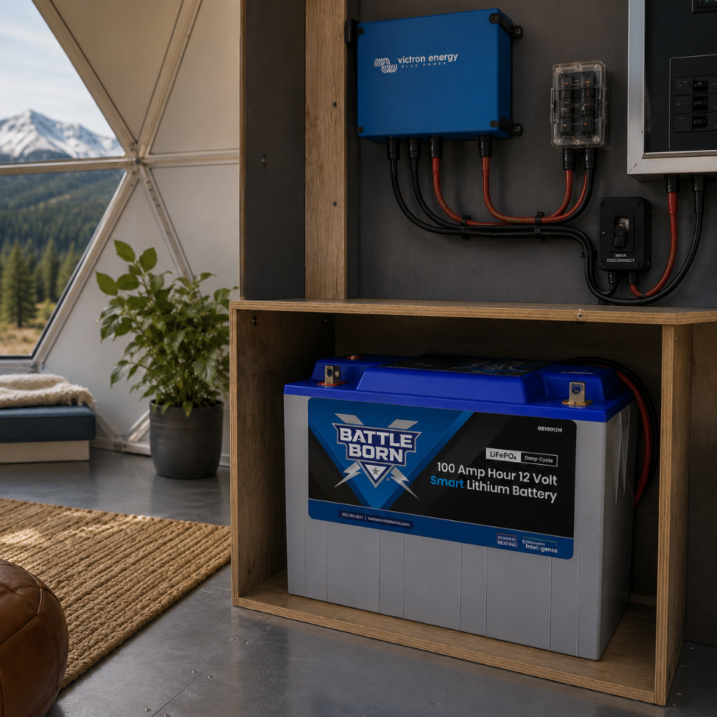 Battle Born 100Ah 12V Smart Heated LiFePO4 Battery | Bluetooth Lithium Power Storage