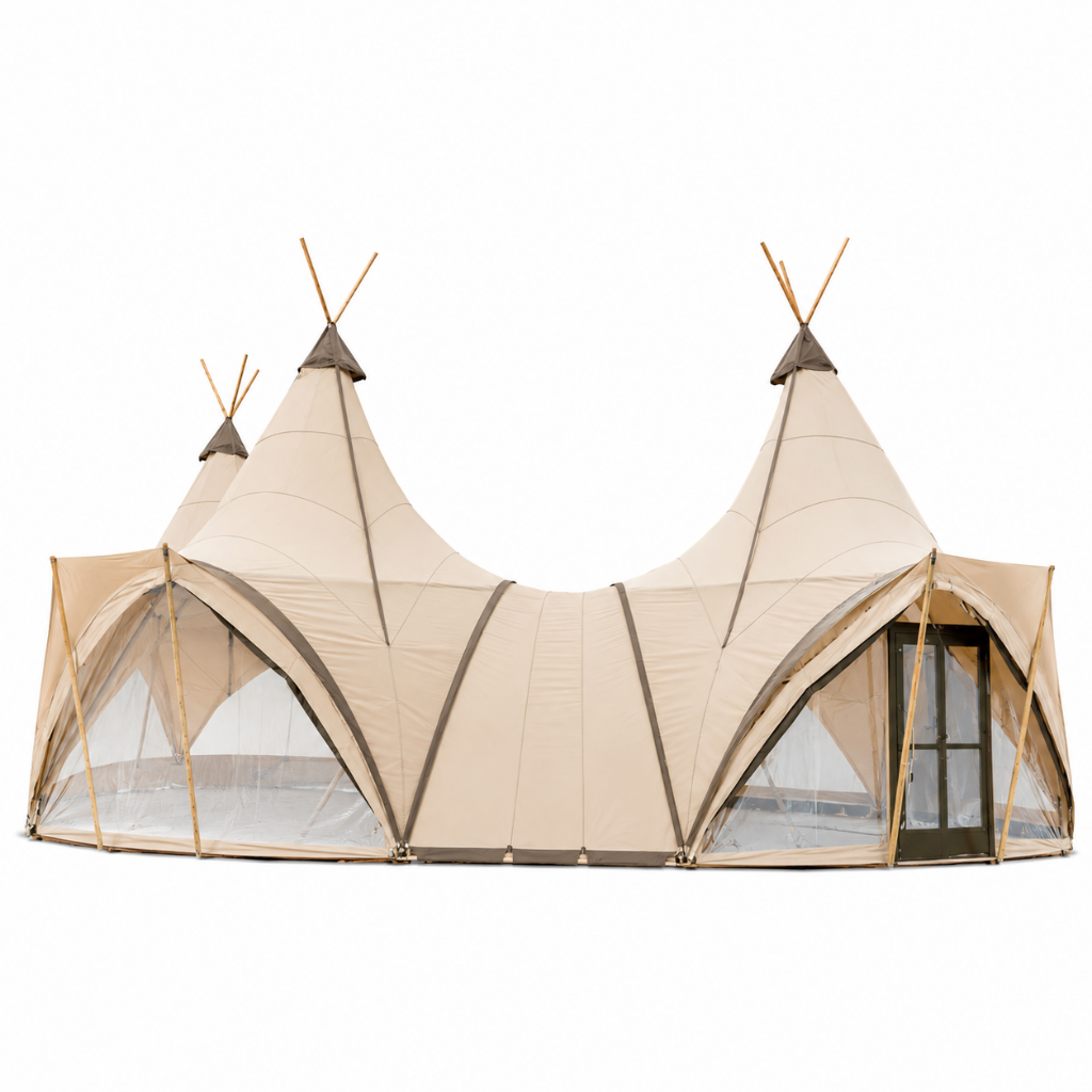 Tent Spaces TBP Series Luxury Enclosed Tents | Full-Scale Glamping Living Structures