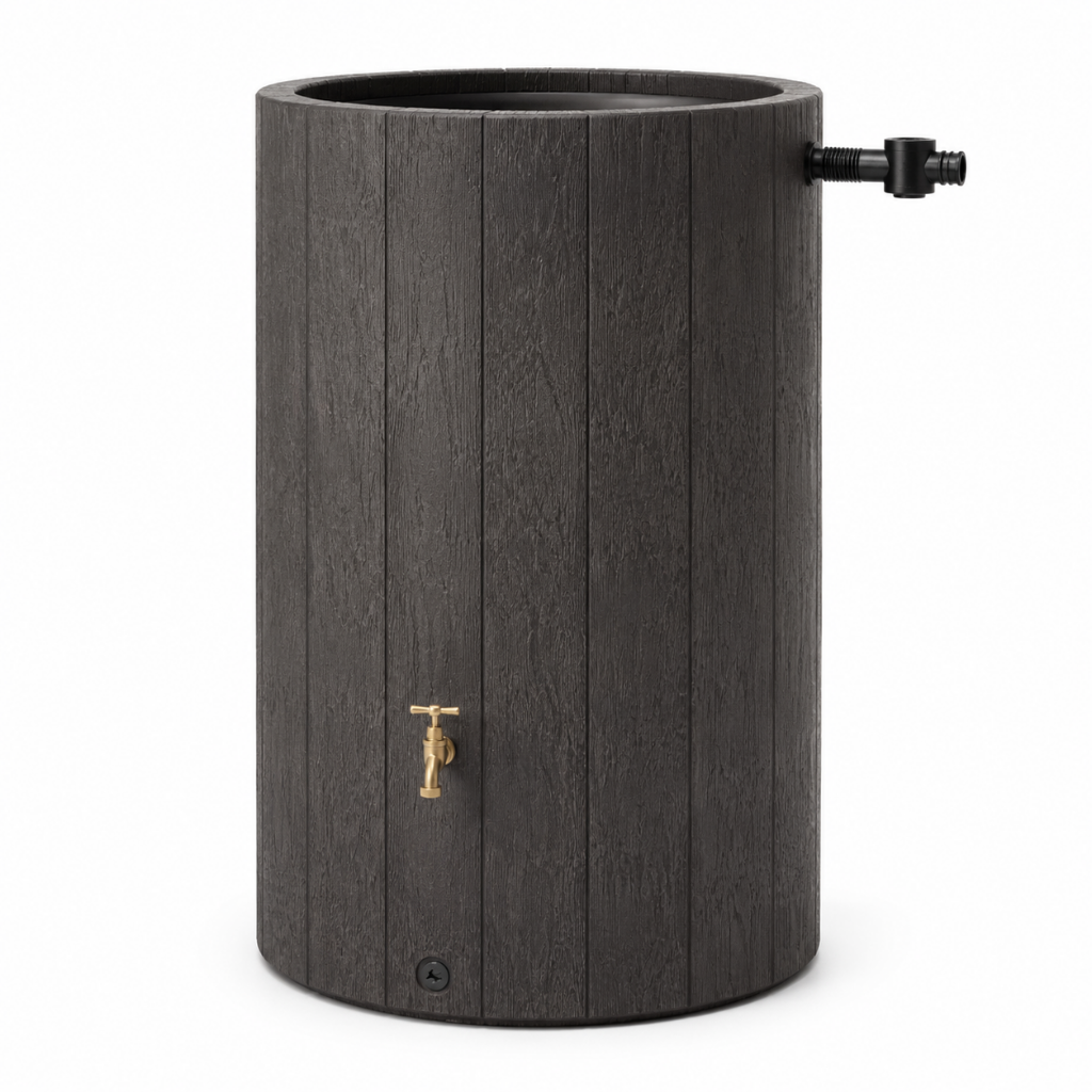 Madera Rain Barrel | Wood-Look Rainwater Barrel