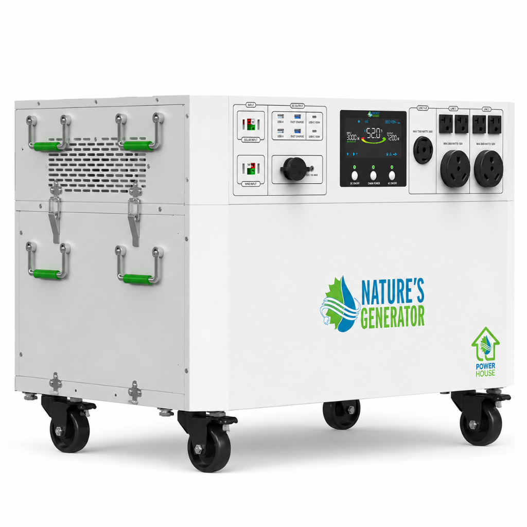 Nature’s Generator Powerhouse V2 Solar & Wind Generator