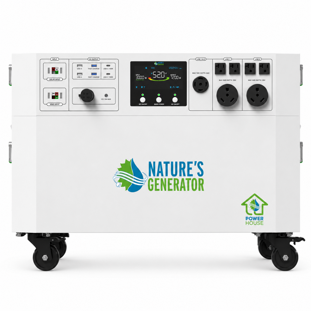 Nature’s Generator Powerhouse V2 Solar & Wind Generator