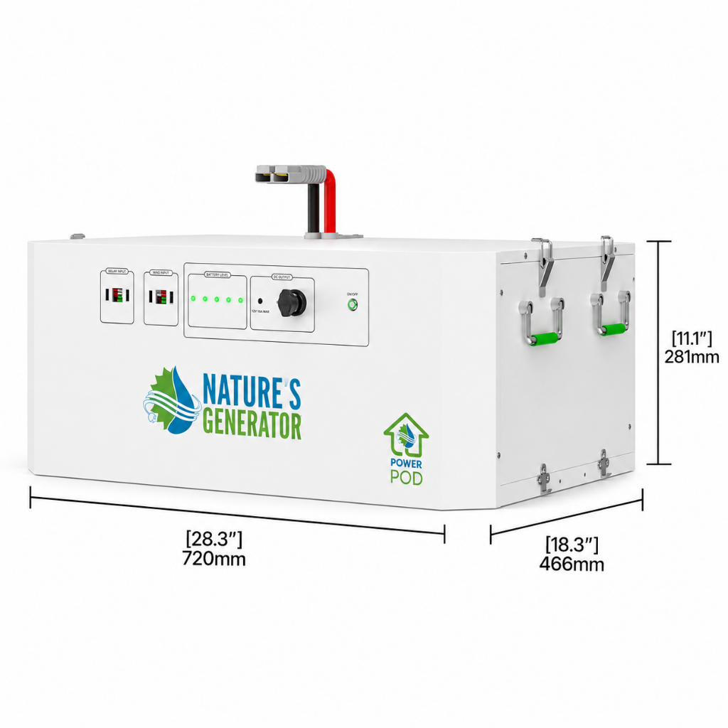 Nature’s Generator Powerhouse V2 Solar & Wind Generator
