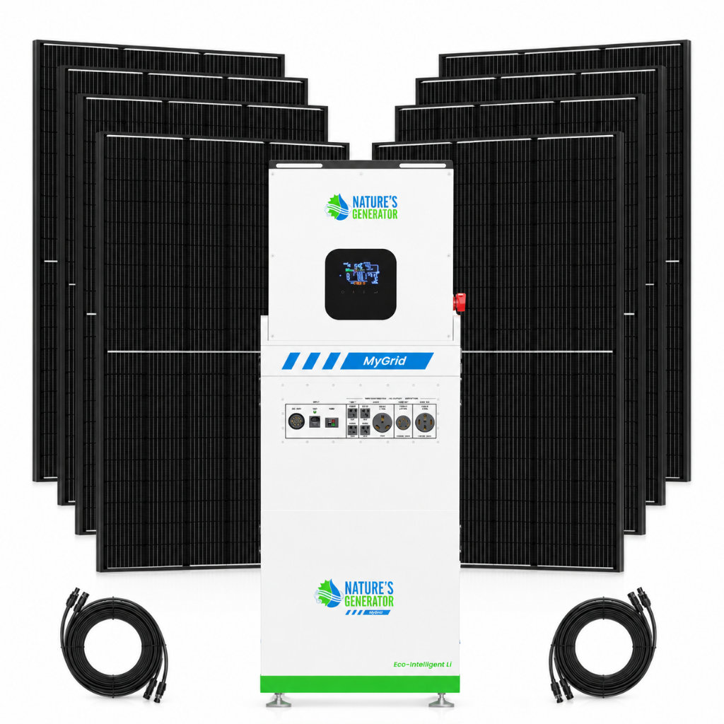Nature’s Generator MyGrid 10K Solar Generator for Home