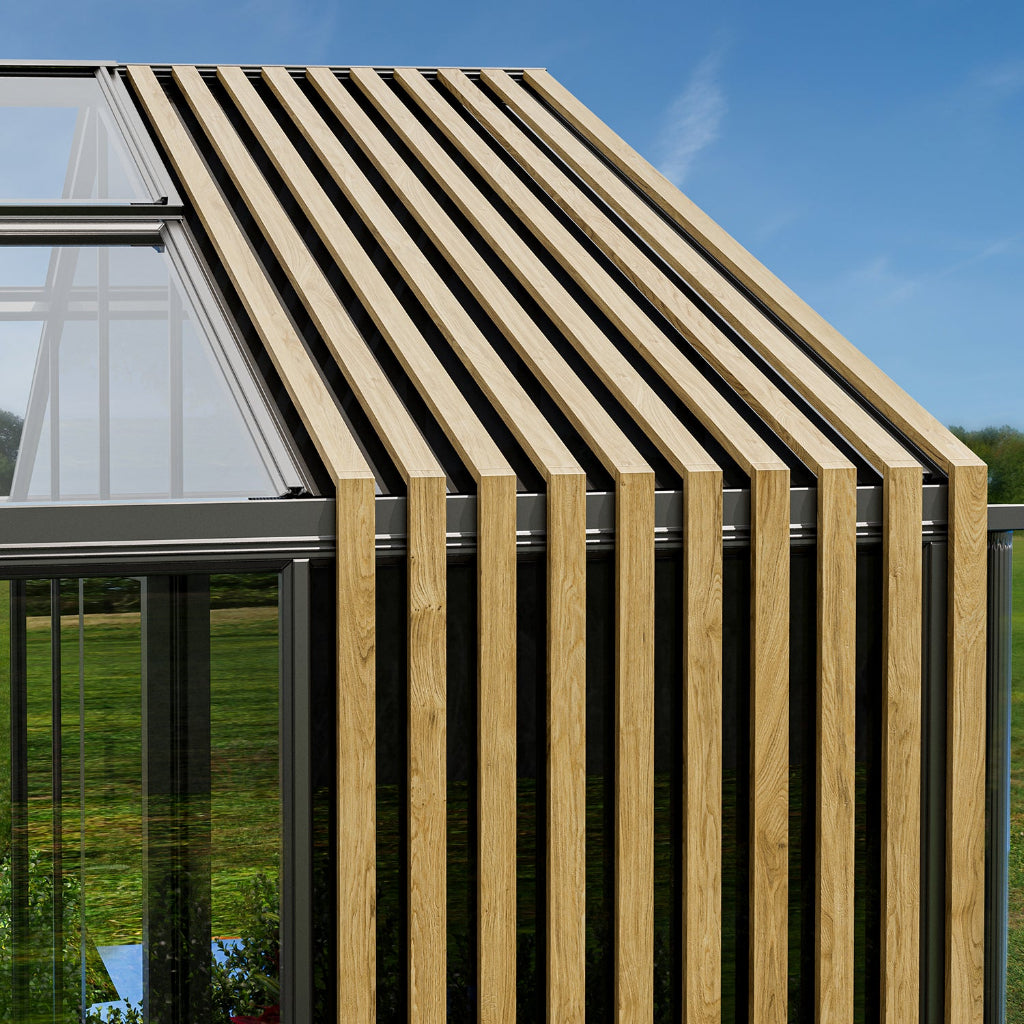 Bloom Cabin Classic Aluminum Greenhouse – Limited Accoya Edition + Built-In Storage