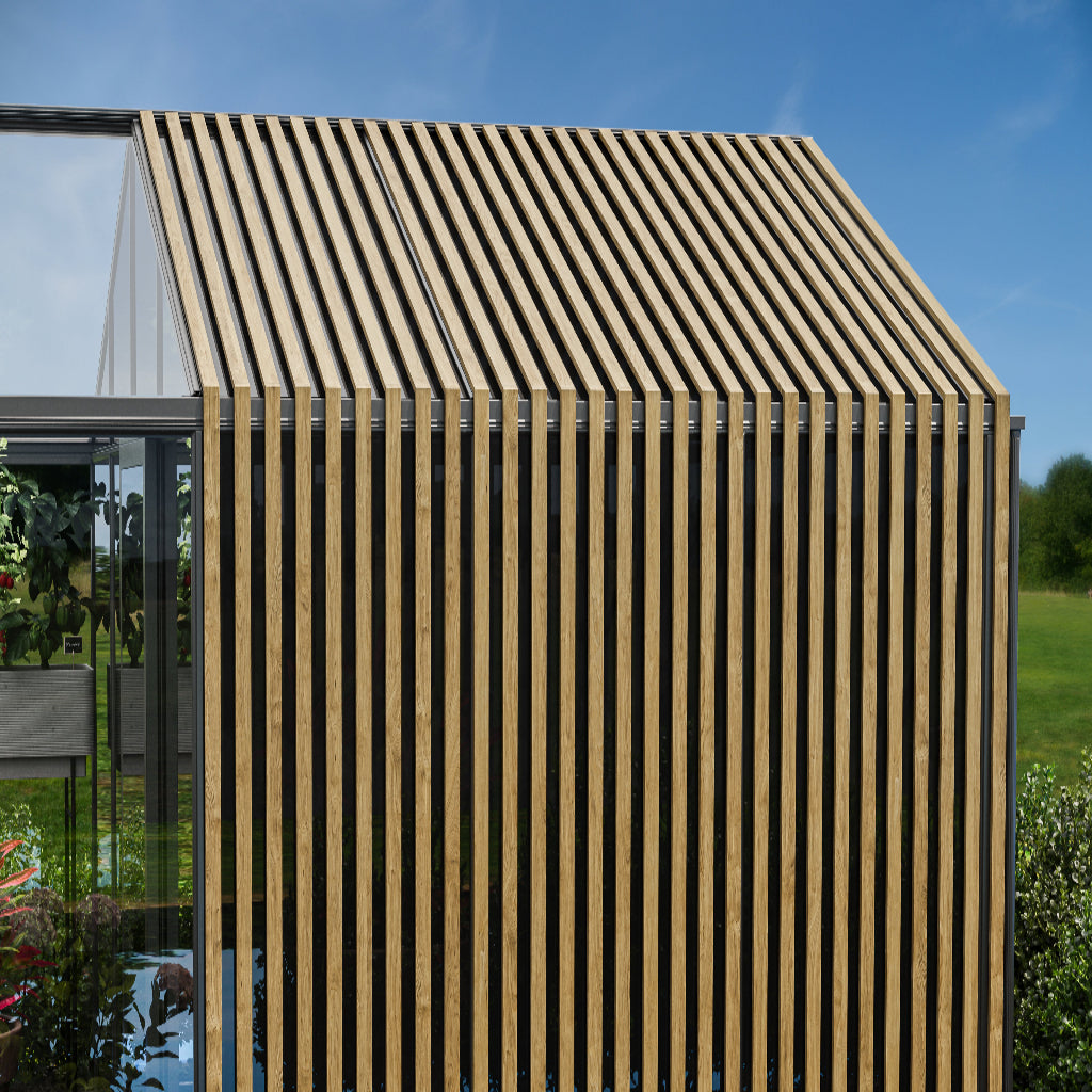 Bloom Cabin Classic Aluminum Greenhouse – Limited Accoya Edition + Built-In Storage