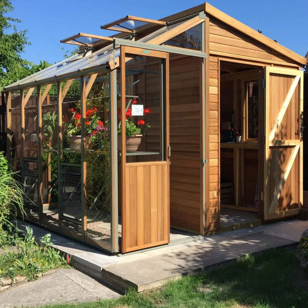 Alton Fusion 10 | Modern Cedar Greenhouse