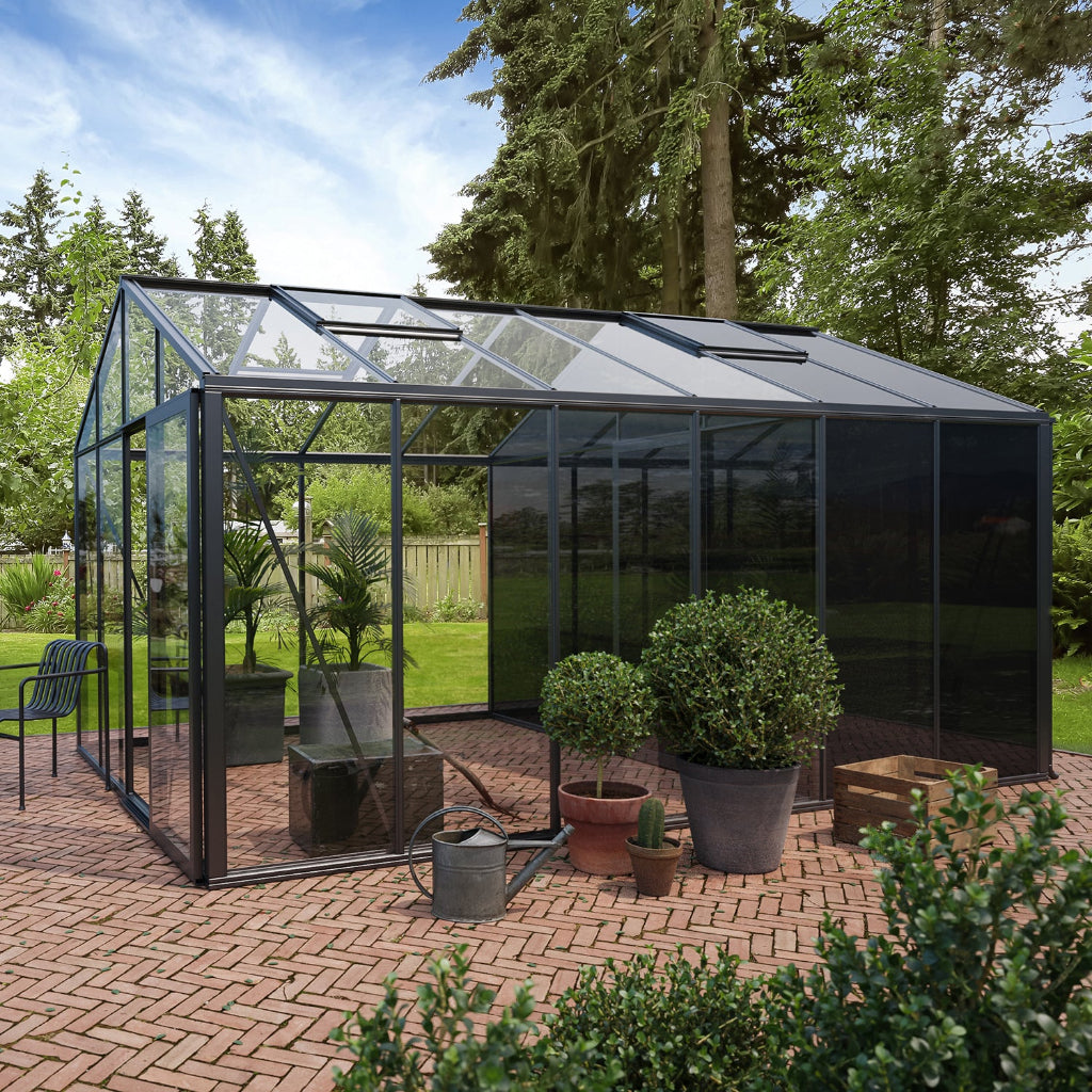 Bloom Cabin Classic Aluminum Greenhouse – Built-In Storage Edition