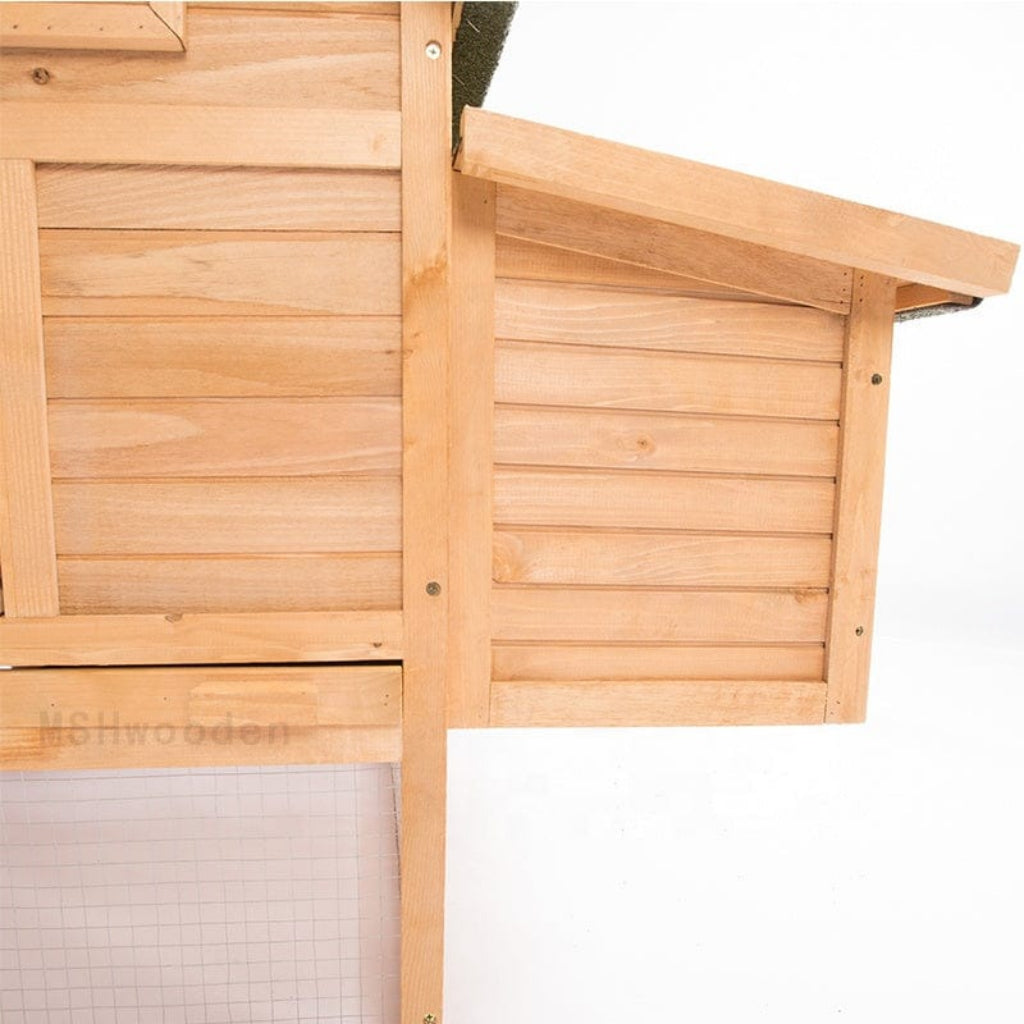 Large Wooden Chicken Coop & Rabbit Hutch | Backyard Poultry House