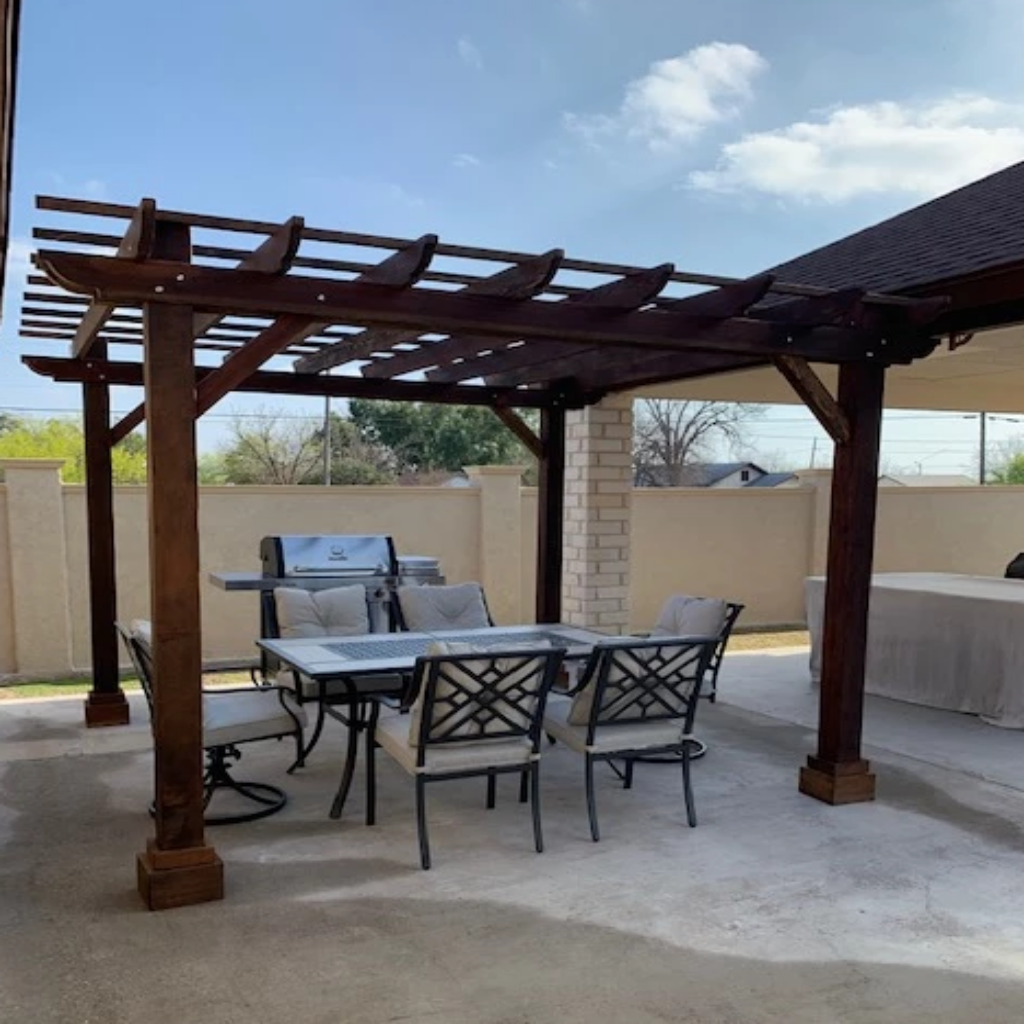Best Redwood Super Deck Pergola | Custom Redwood Outdoor Pergola System