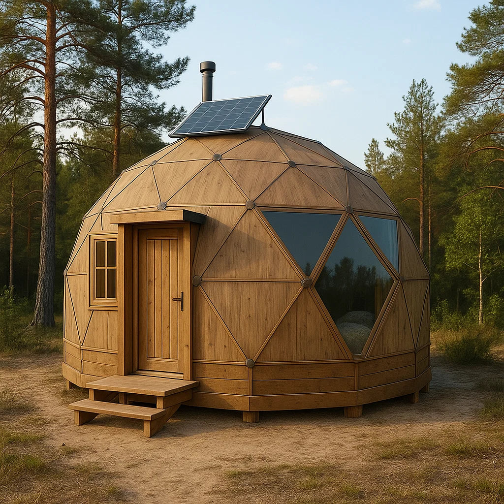Solvara GeoLuxe Off-Grid Dome Cabin