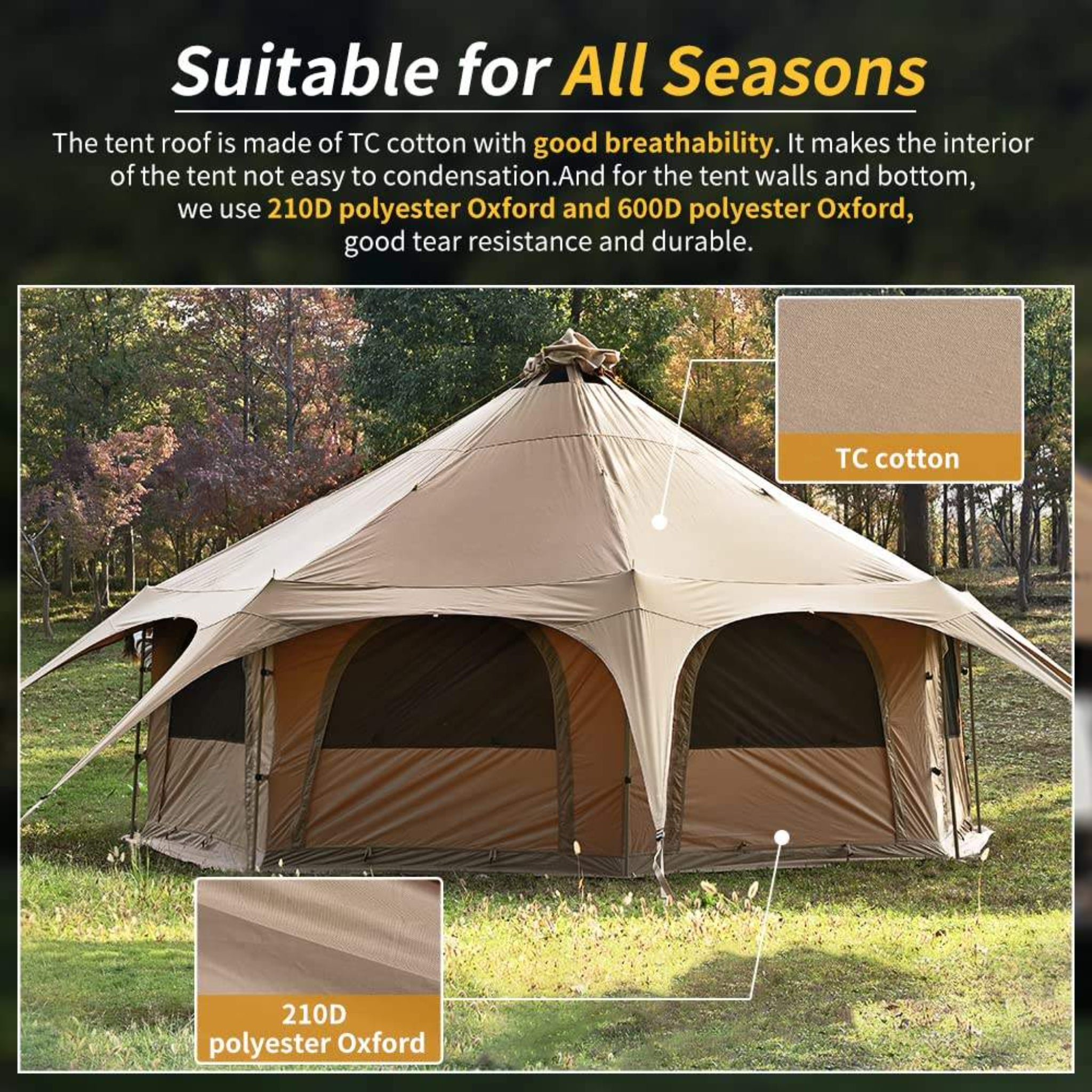 Solvara StarLuxe Pavilion Yurt