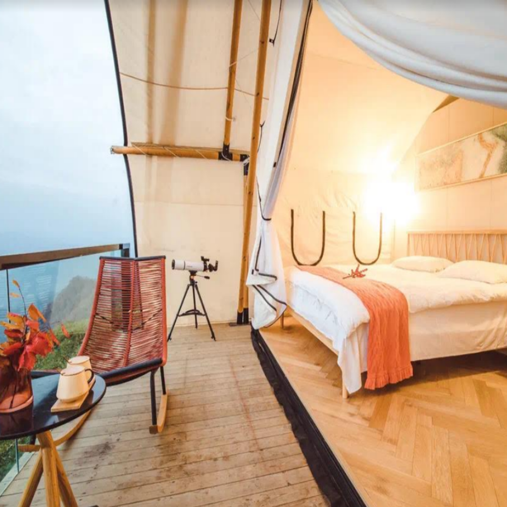 Tent Spaces TJT1624 Luxury Rectangular Tent | Architectural Glamping Tent System