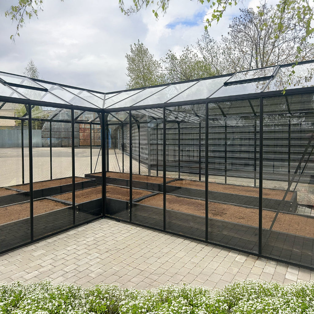 Bloom Cabin Aluminum Grand Orangerie Greenhouse | Luxury Estate Garden Conservatory