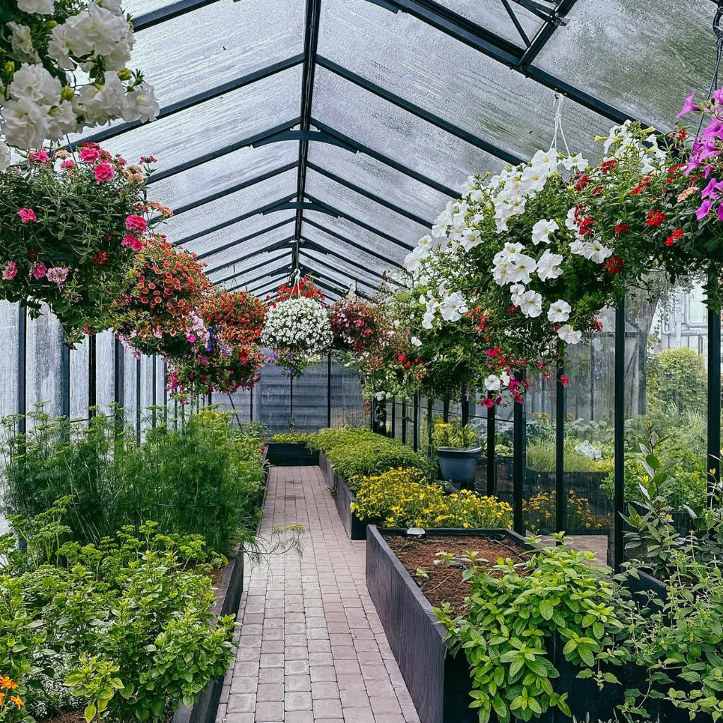 Bloom Cabin Aluminum Grand Orangerie Greenhouse | Luxury Estate Garden Conservatory