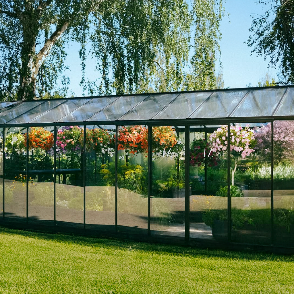 Bloom Cabin Aluminum Grand Orangerie Greenhouse | Luxury Estate Garden Conservatory