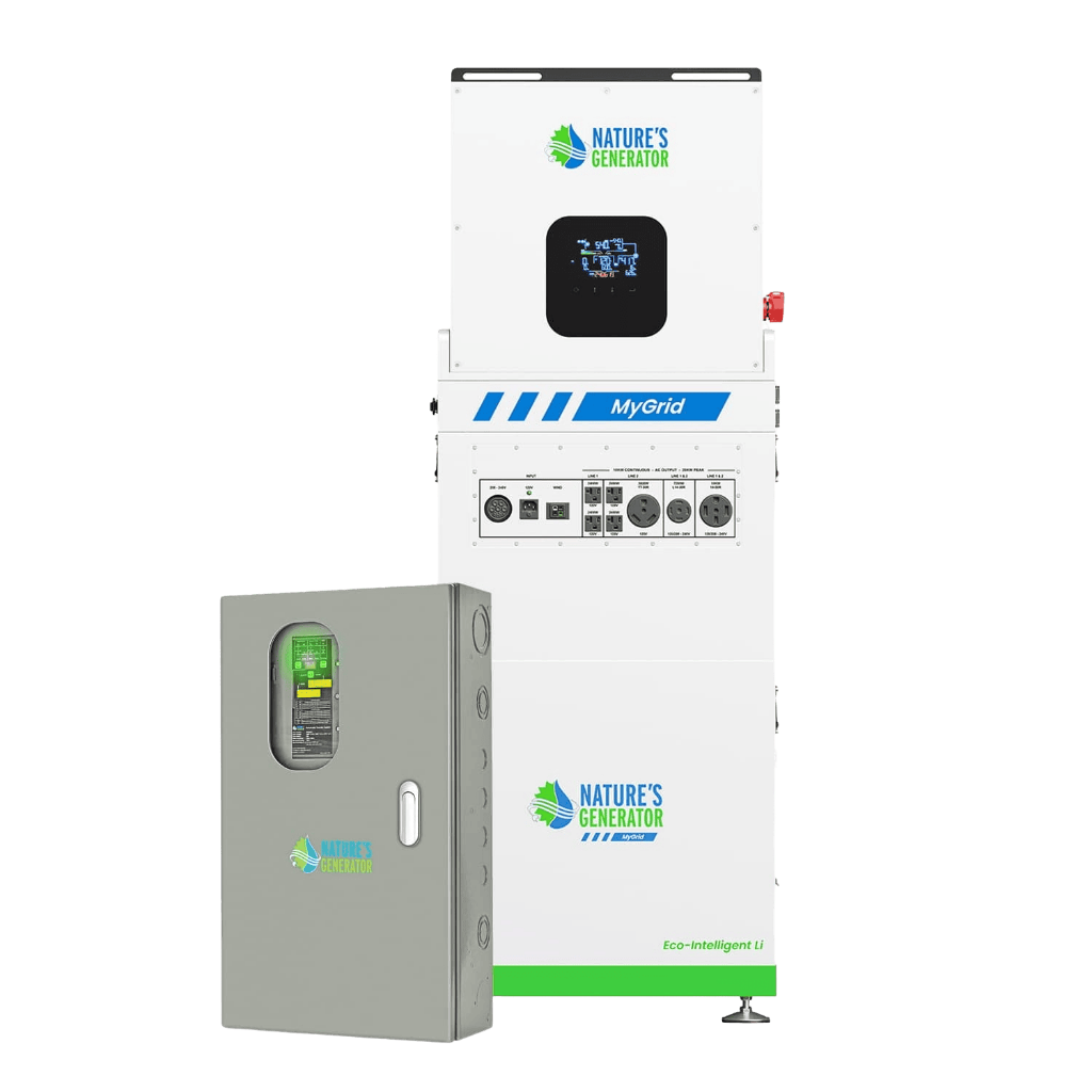 MyGrid 10K with Transfer Switch for House Battery Backup
