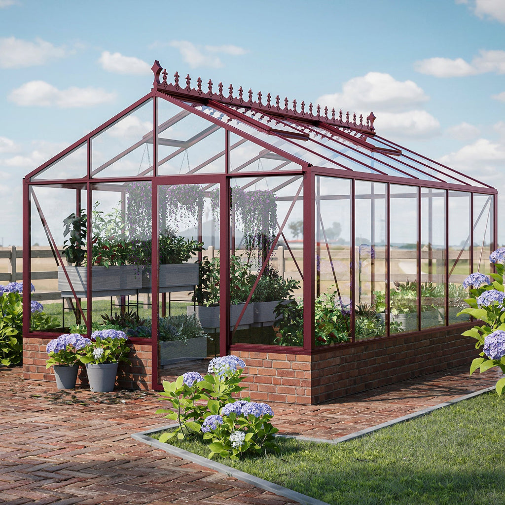 Bloom Cabin Aluminum CLASSIC Wall-Mounted Greenhouse | Architectural Lean-To Garden Conservatory