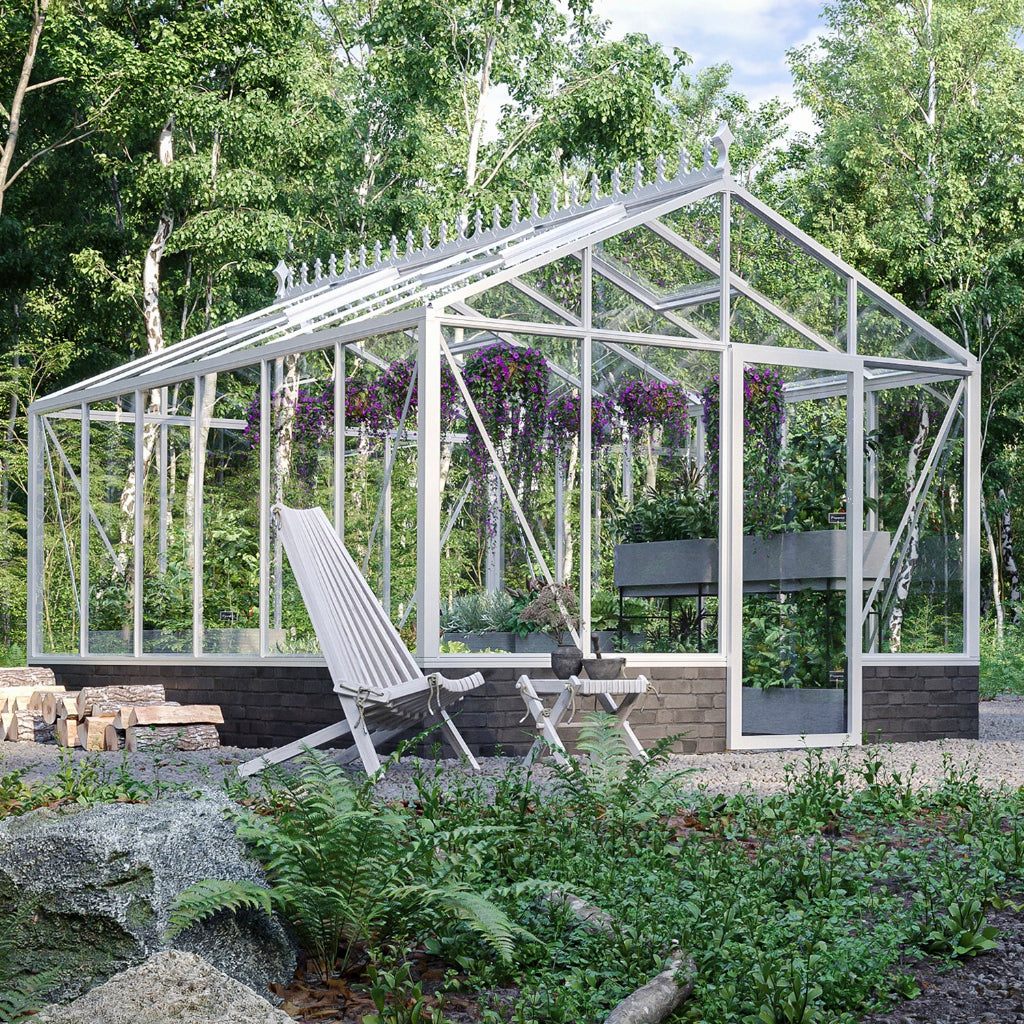 Bloom Cabin Aluminum CLASSIC Wall-Mounted Greenhouse | Architectural Lean-To Garden Conservatory