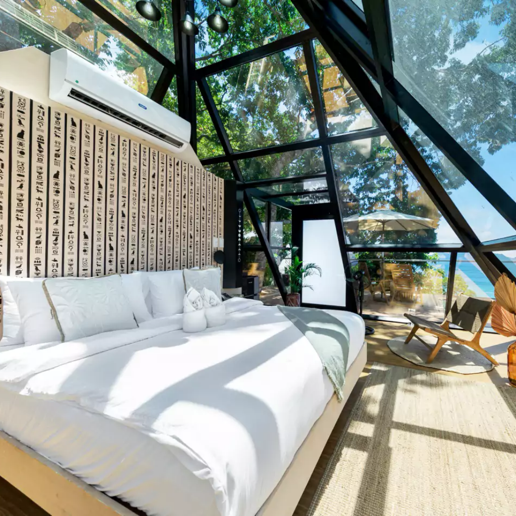 Dome Spaces GPYR Series Glass Pyramid | Architectural Glass Hospitality Pyramids