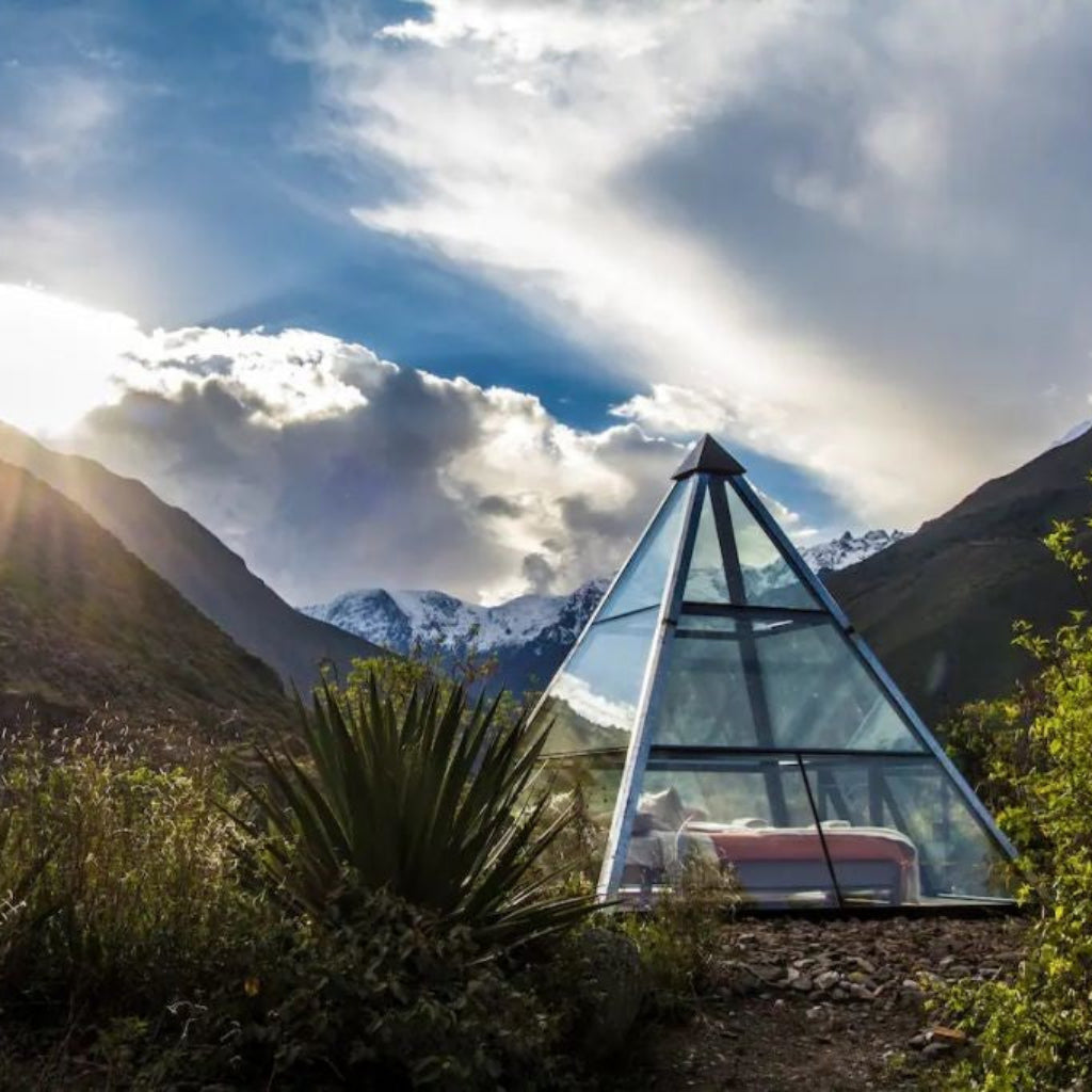 Dome Spaces GPYR Series Glass Pyramid | Architectural Glass Hospitality Pyramids