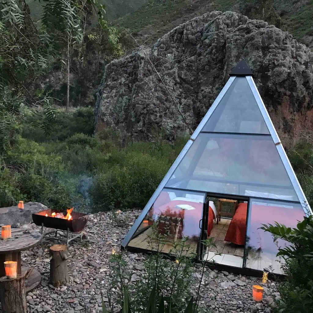 Dome Spaces GPYR Series Glass Pyramid | Architectural Glass Hospitality Pyramids